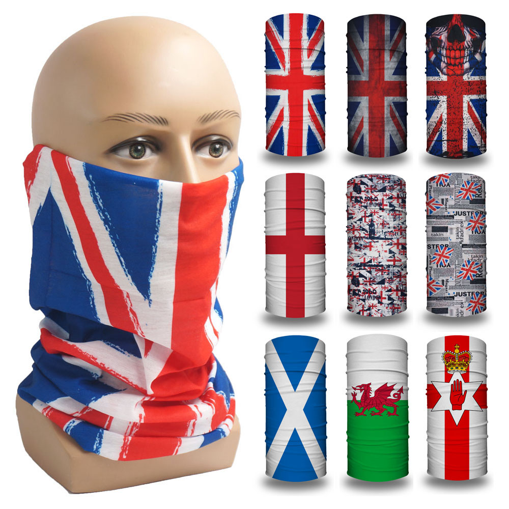 Motorcycle Gear Uk - Бандана с флагом Великобритании/Англии/Шотландии/Ирландии, головной платок