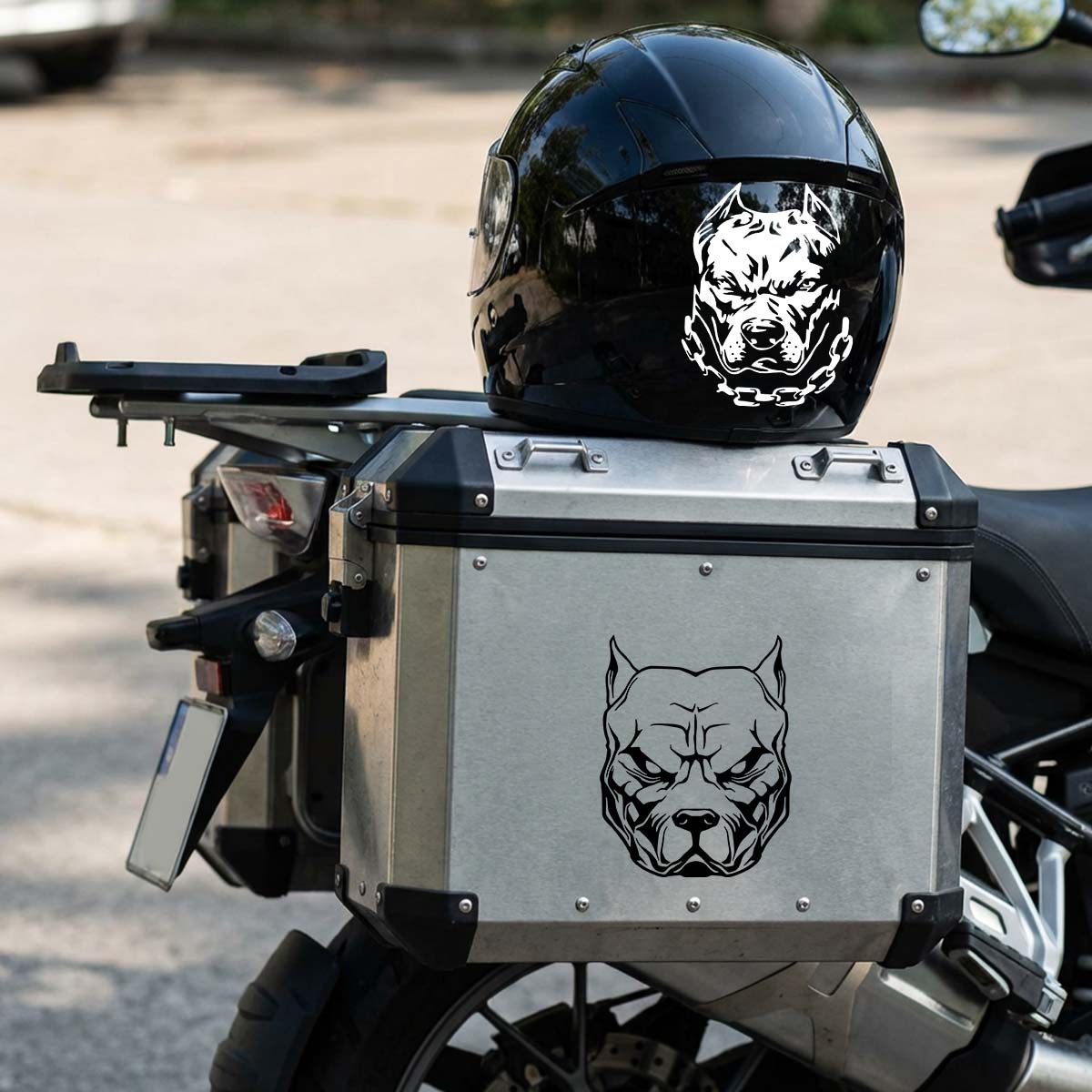 Набор из 2-х разноцветных накл – обзор и цена Motorcycle Gear Dogs