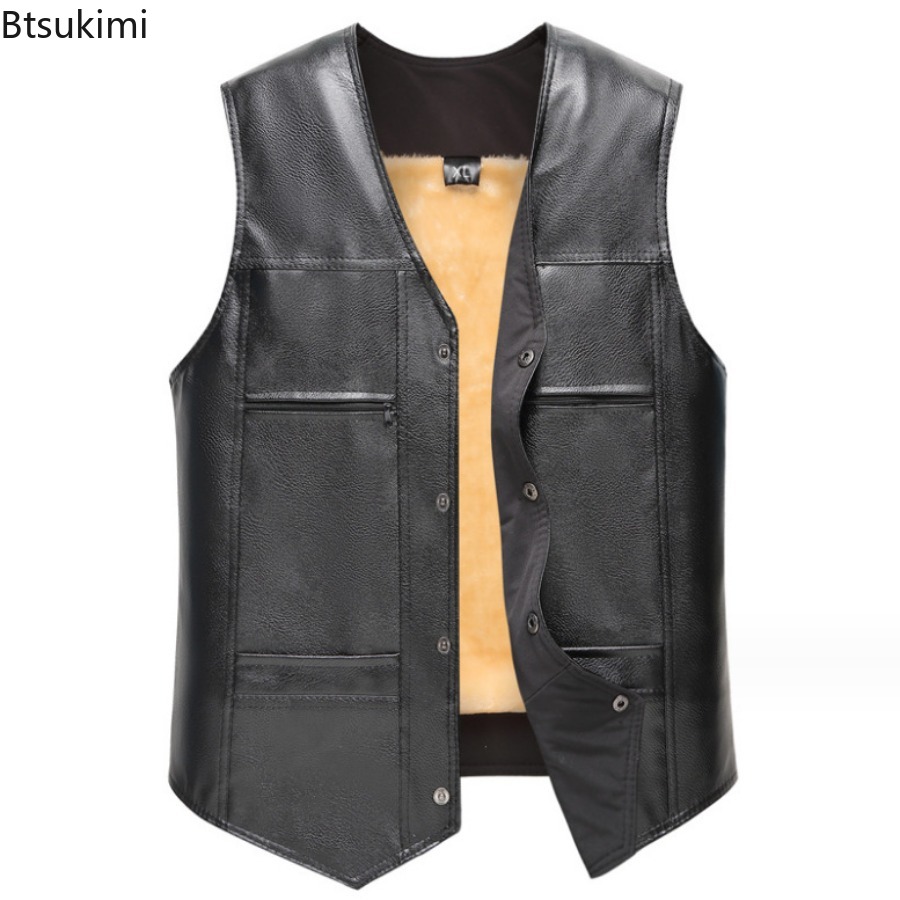 Осень-зима, новый мужской кожа – обзор и цена Motorcycle Gear Vest