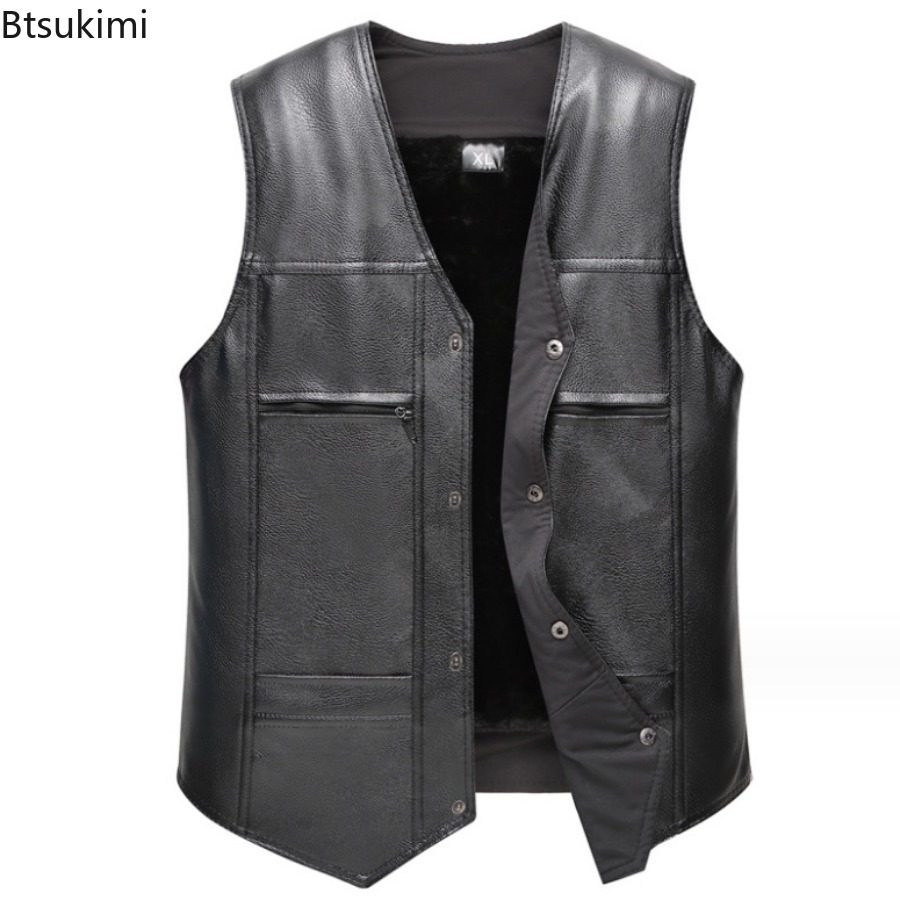 Осень-зима, новый мужской кожа – обзор и цена Motorcycle Gear Vest